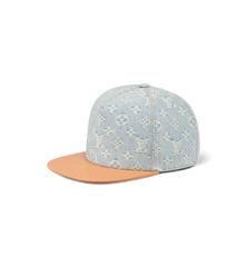 LV CASQUETTE DENIM - LEATHER