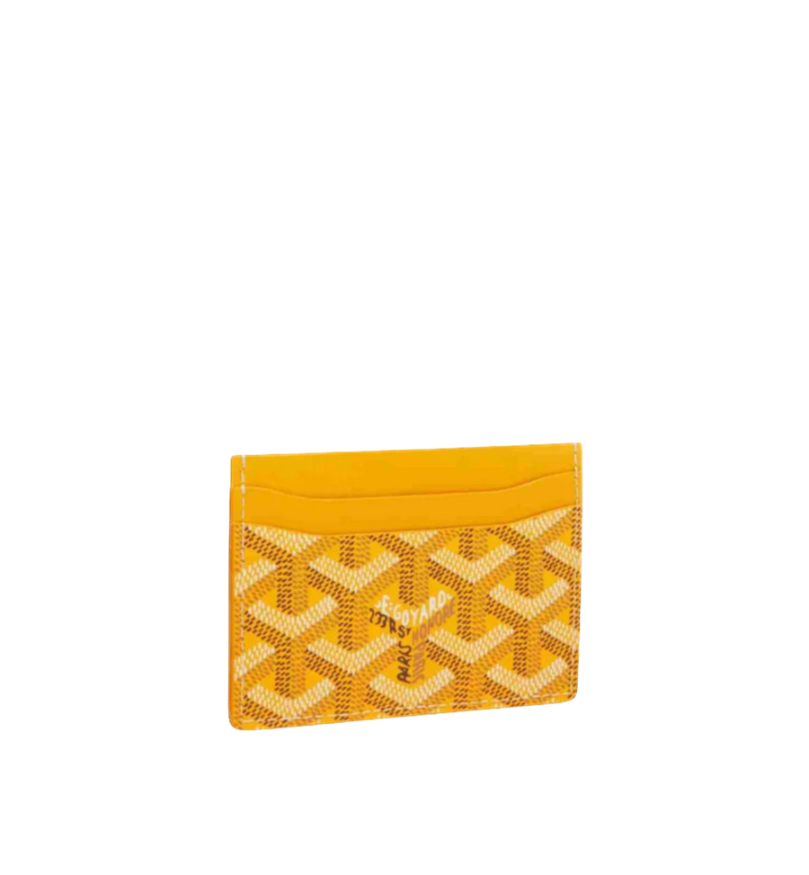 Goyard Saint-Sulpice Card Wallet Yellow