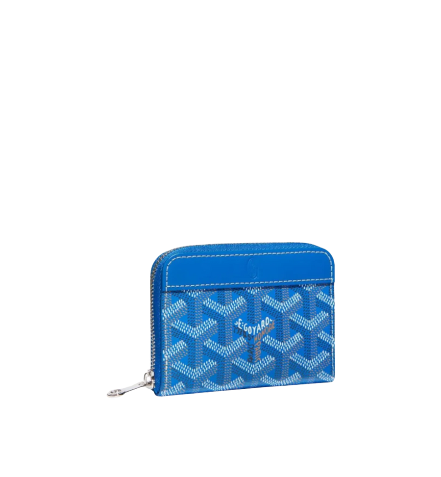 Goyard Matignon Mini Wallet Sky Blue