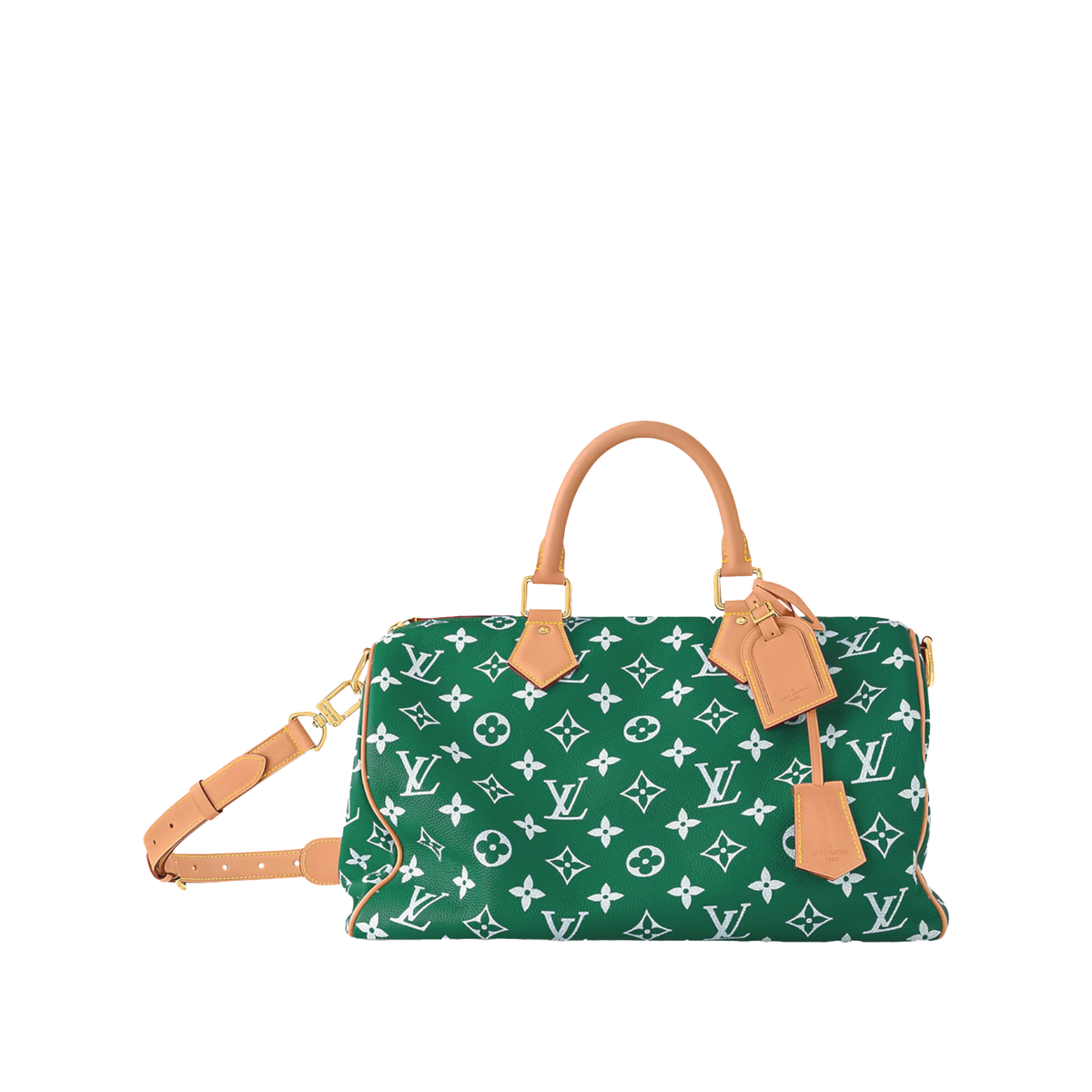 Louis Vuitton Speedy P9 Bandoulière 40 Green Monogram Canvas