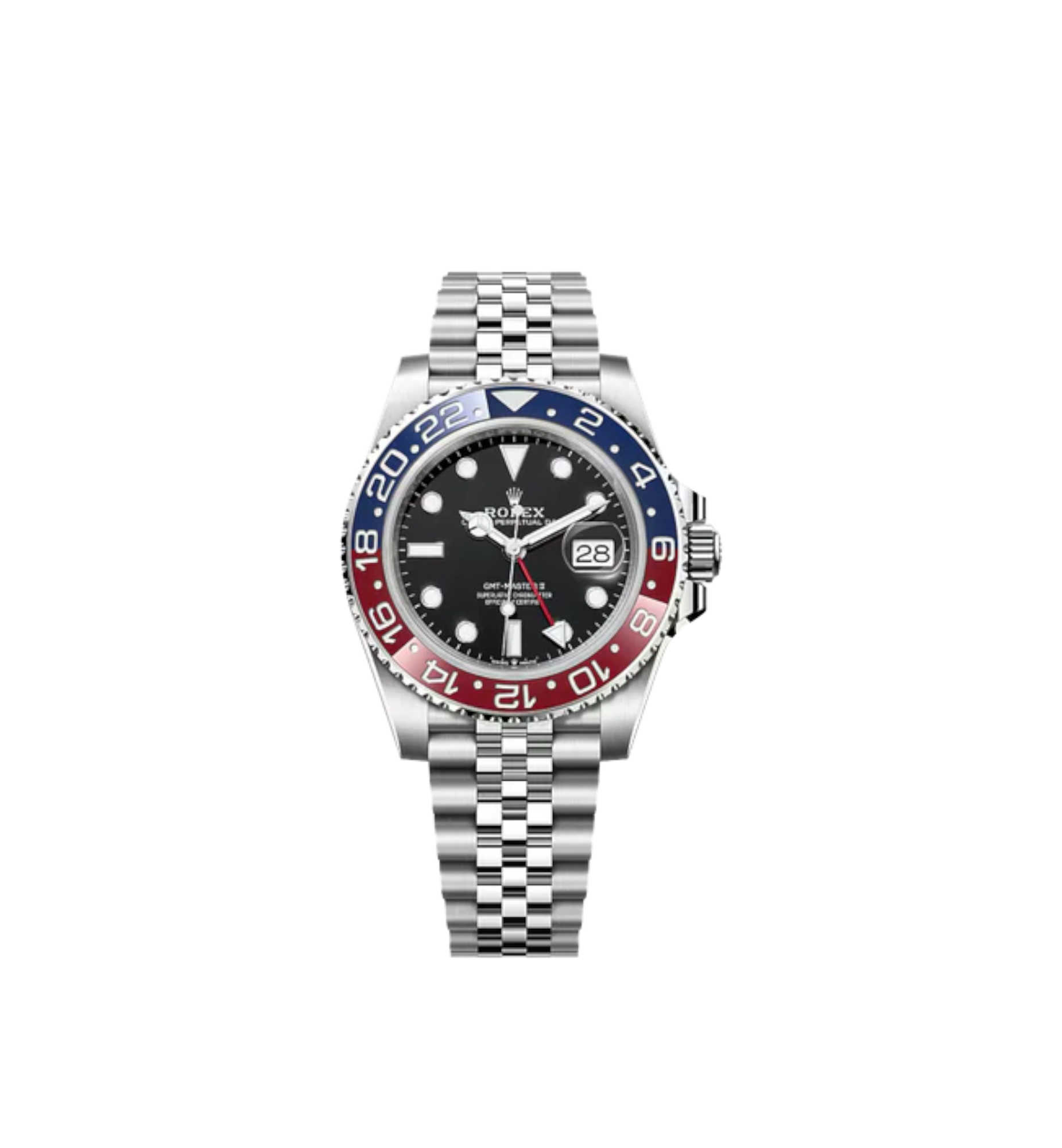 Rolex GMT-Master II 40 "Pepsi" Ref. 126710BLRO - Jubilee Bracelet black
