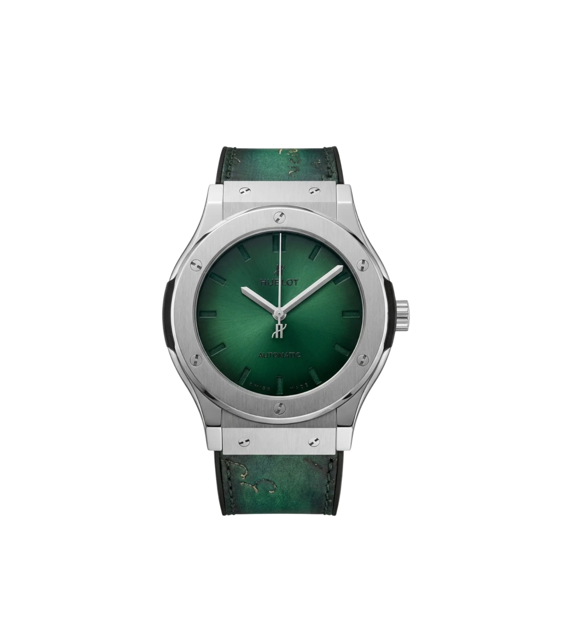 Hublot Classic Fusion Berluti Scritto Emerald Green Ref. 511.NX.050G.VR.BER16