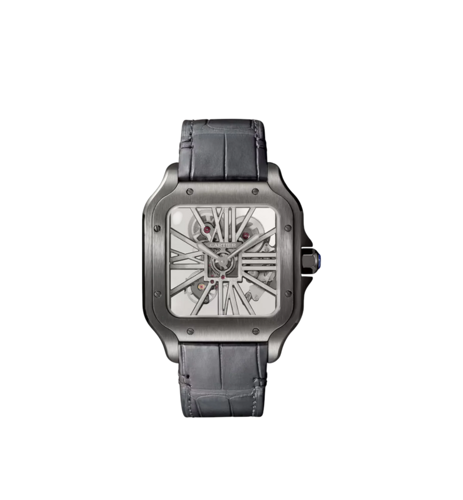 Santos de Cartier Skeleton Watch Ref. WHSA0009 - Extra Large