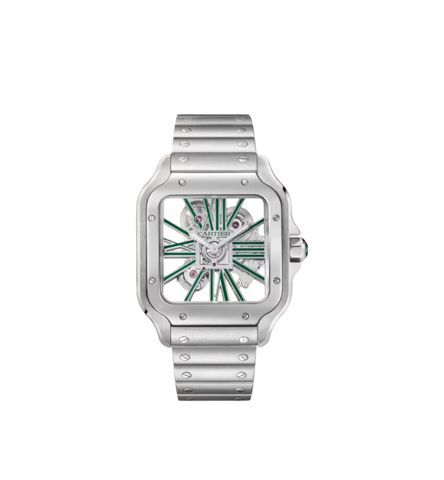 Santos de Cartier Skeleton Watch Ref. WHSA0028