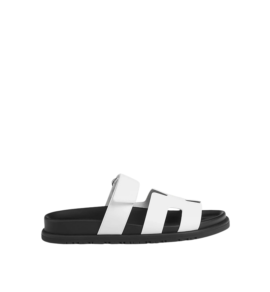 Hermès Chypre Sandal Calfskin Women - White