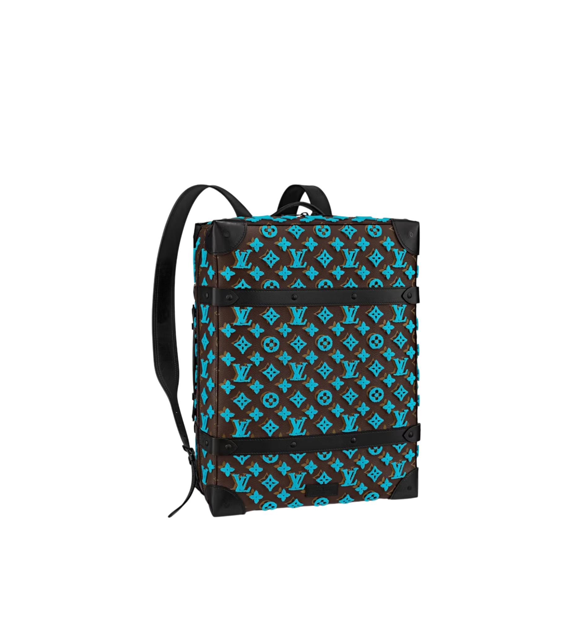 Louis Vuitton soft trunk backpack tuffetage turquoise