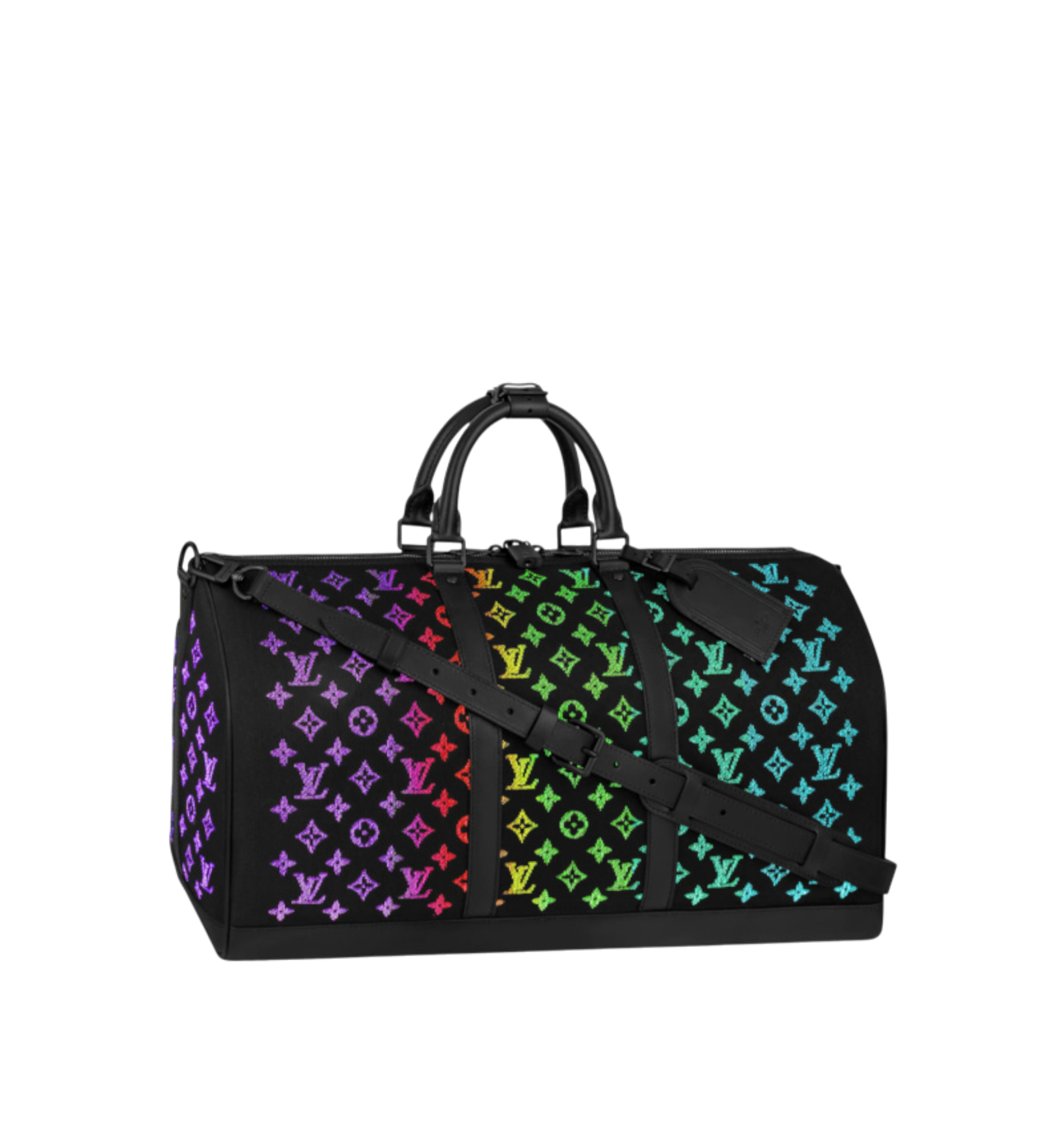 Louis Vuitton Keepall LED Monogram 50 Black