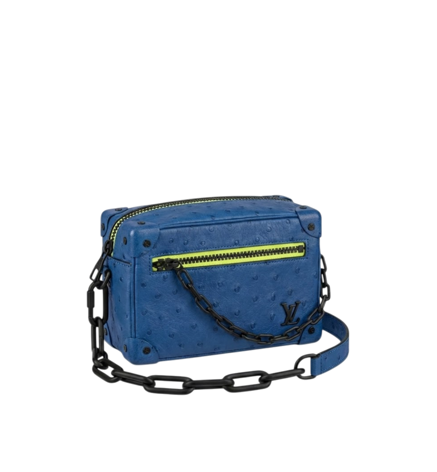 Louis Vuitton 2021 Ostrich Mini Soft Trunk