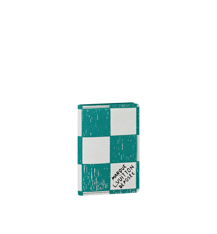 Louis Vuitton Pocket Organizer Teal Blue