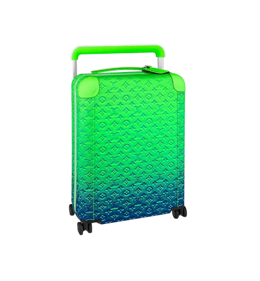 Louis Vuitton Horizon 55 Taurillon Illusion Blue Green