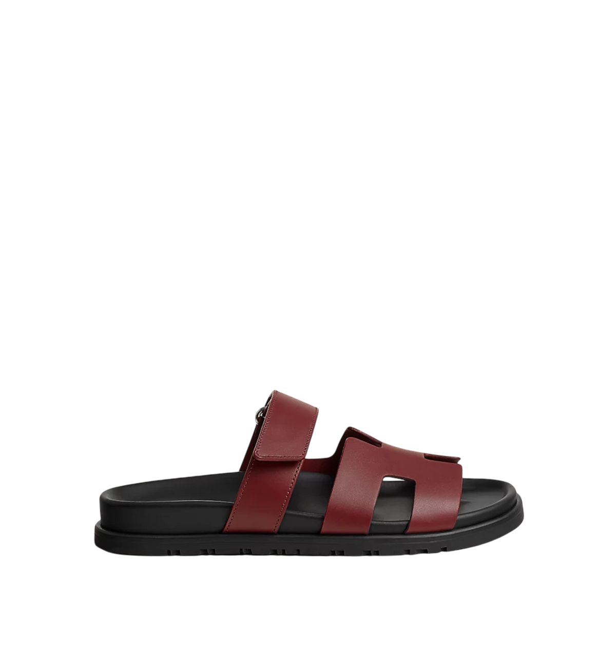 Hermès Chypre Sandal Rouge H Calfskin | Luxury Designer Sandals