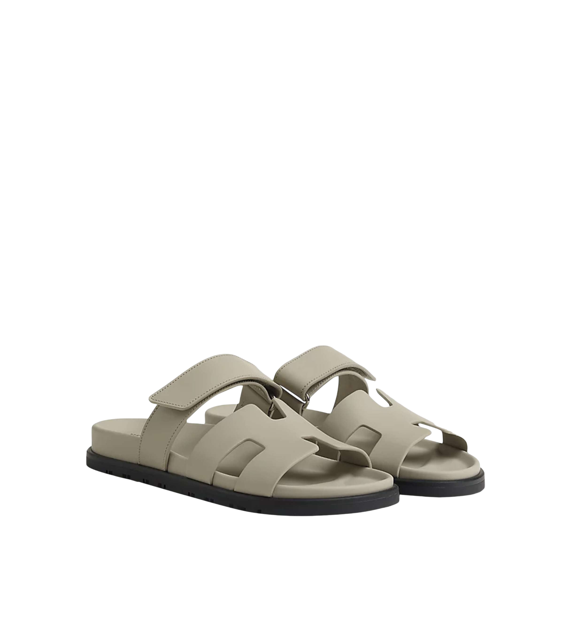 Hermès Chypre Sandal Calfskin Beige Esquisse