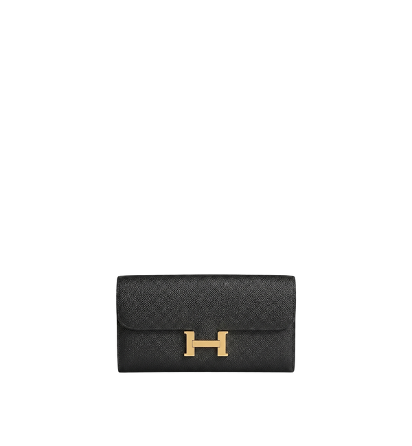 Hermès Constance Wallet To Go Black Epsom GHW