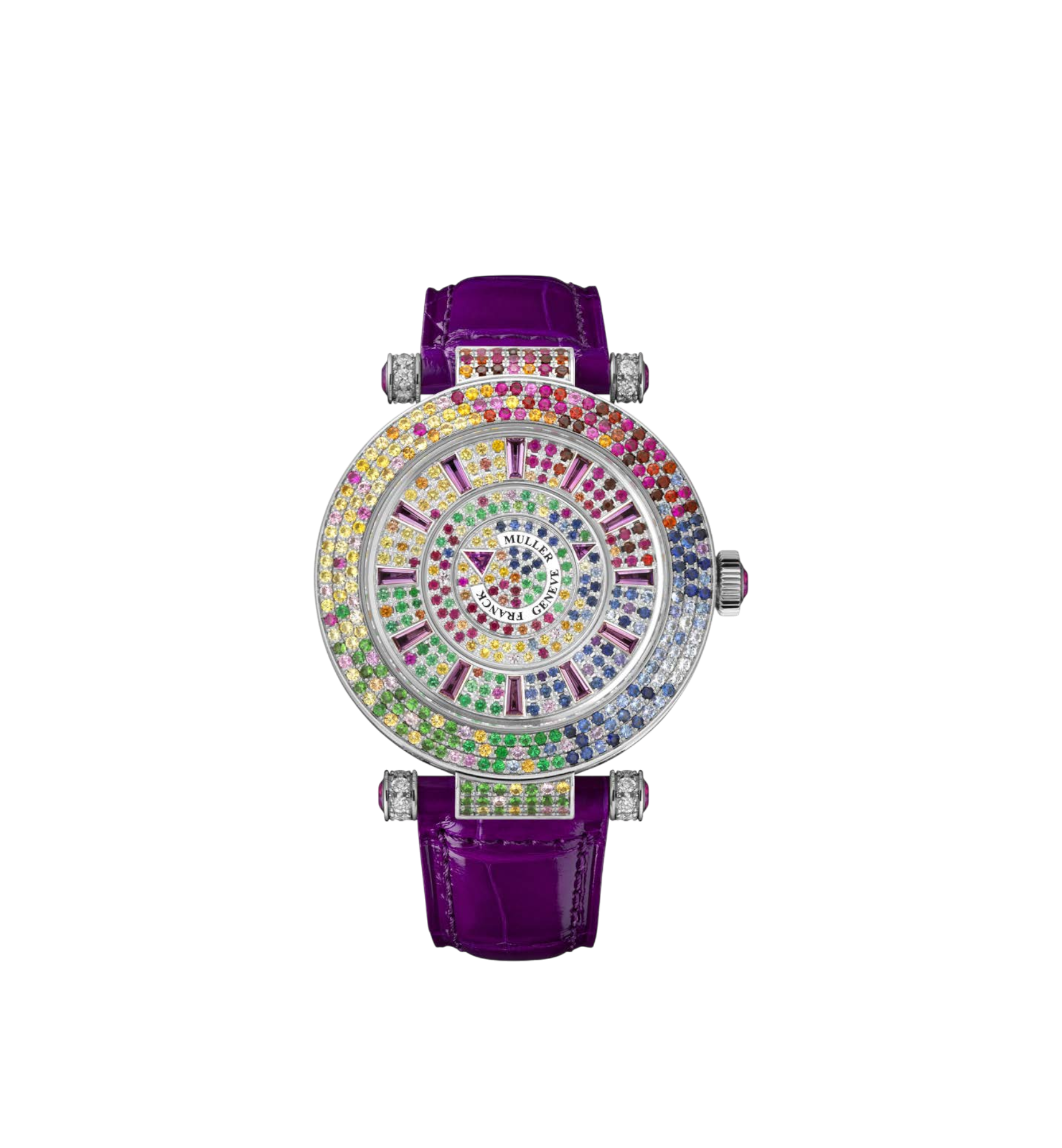 Franck Muller Double Mystery Colored Diamonds Ref. DM42 QTR SAI D 3R CD N165