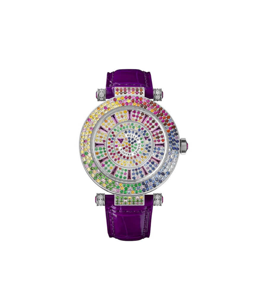 Franck Muller Double Mystery Colored Diamonds Ref. DM42 QTR SAI D 3R CD N165