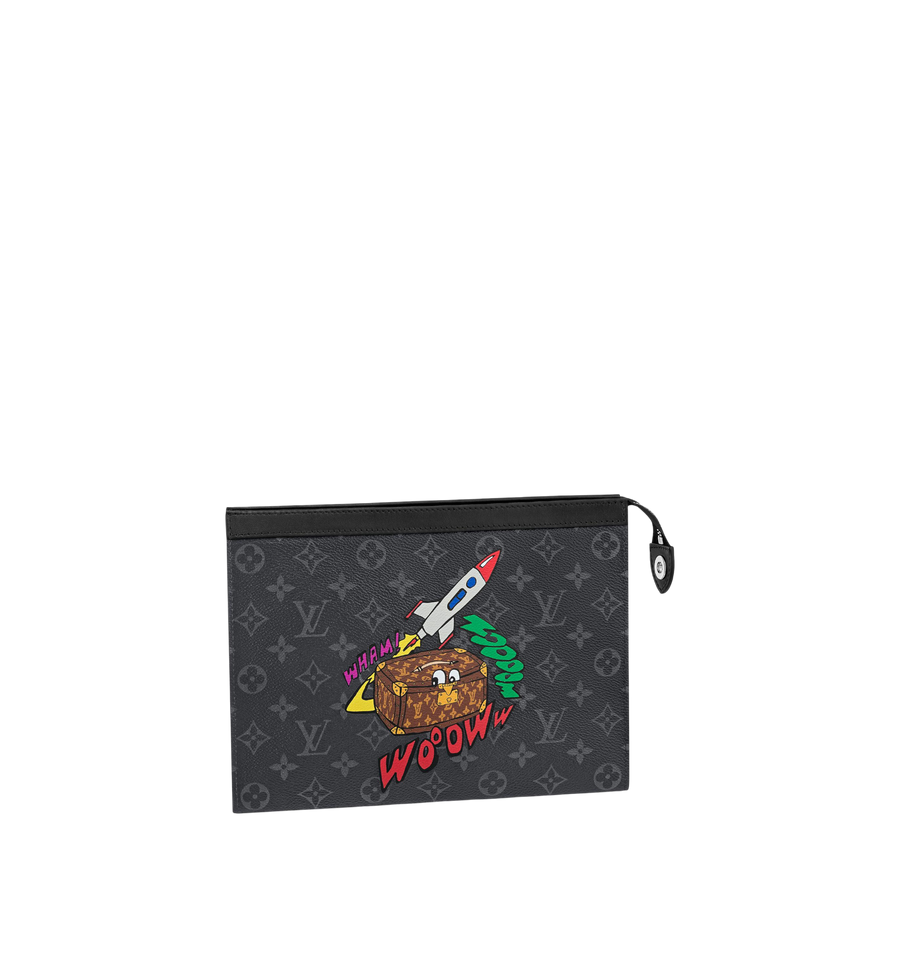 Louis Vuitton Pochette Voyage Mm Monogram Eclipse