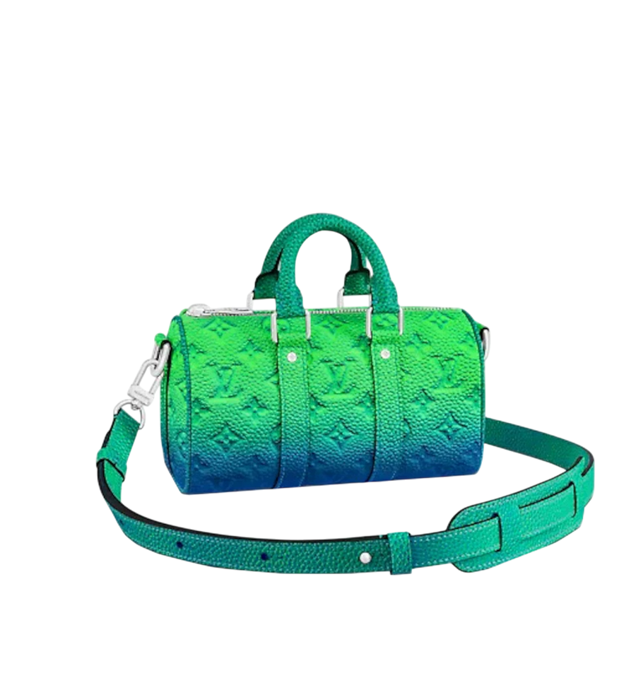 Louis Vuitton Keepall XS Taurillon Illusion Blue|Green