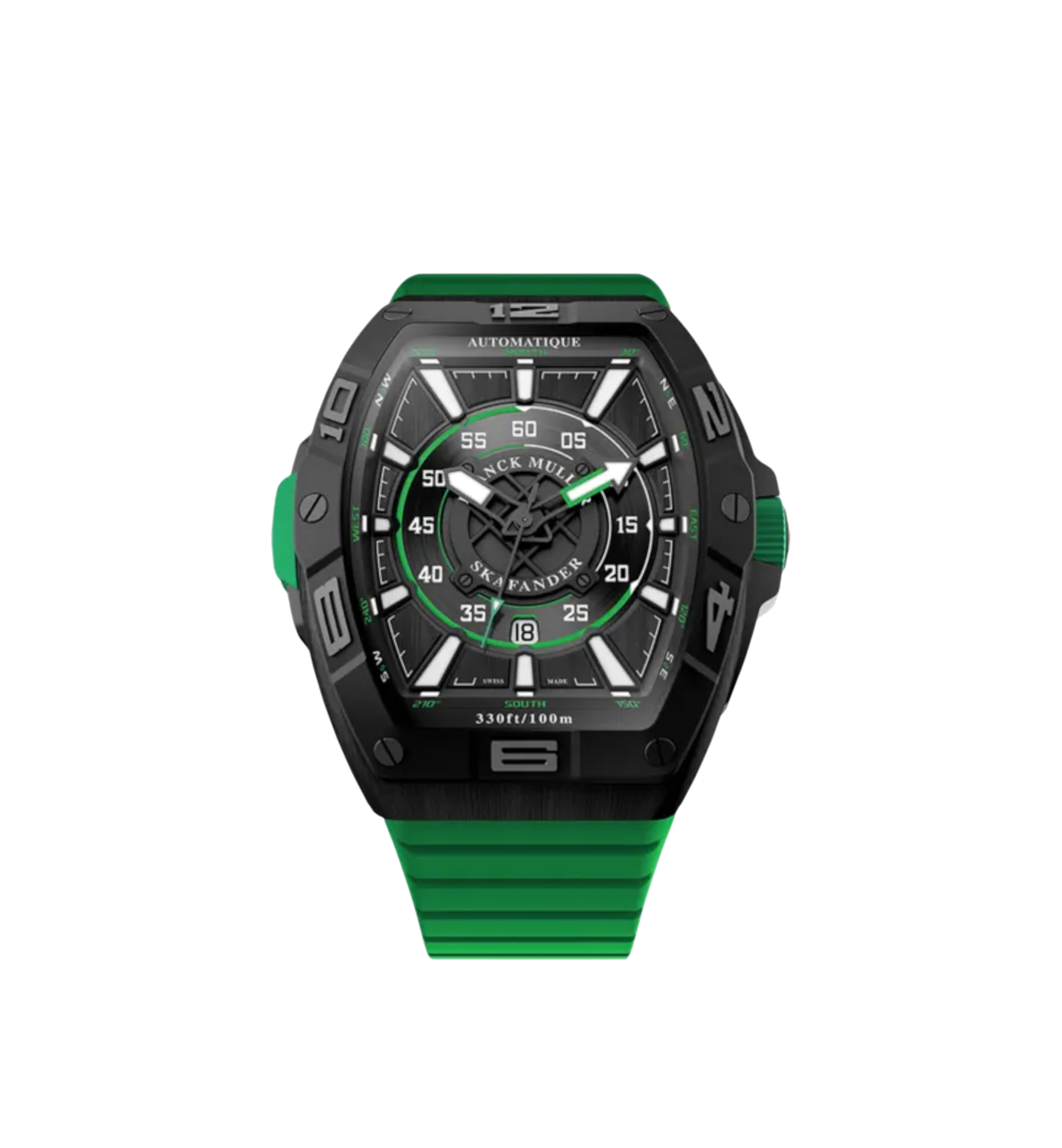 Franck Muller Skafander 43mm Titanium Geen SKT 43 SC DT TTNRBR TT NR VR N035