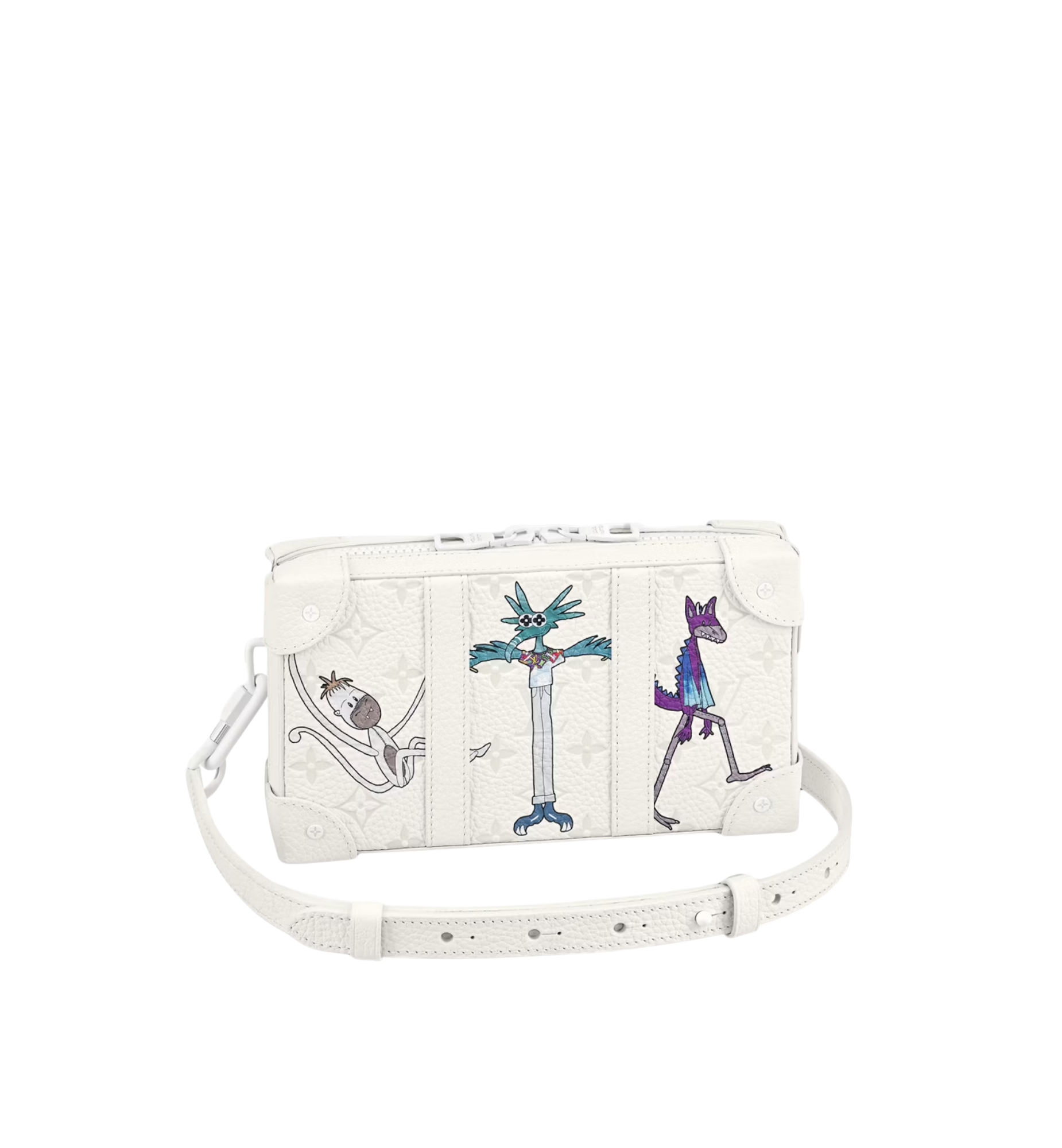 Louis Vuitton Limited Edition Soft Trunk Wallet LV Friends Printed Monogram