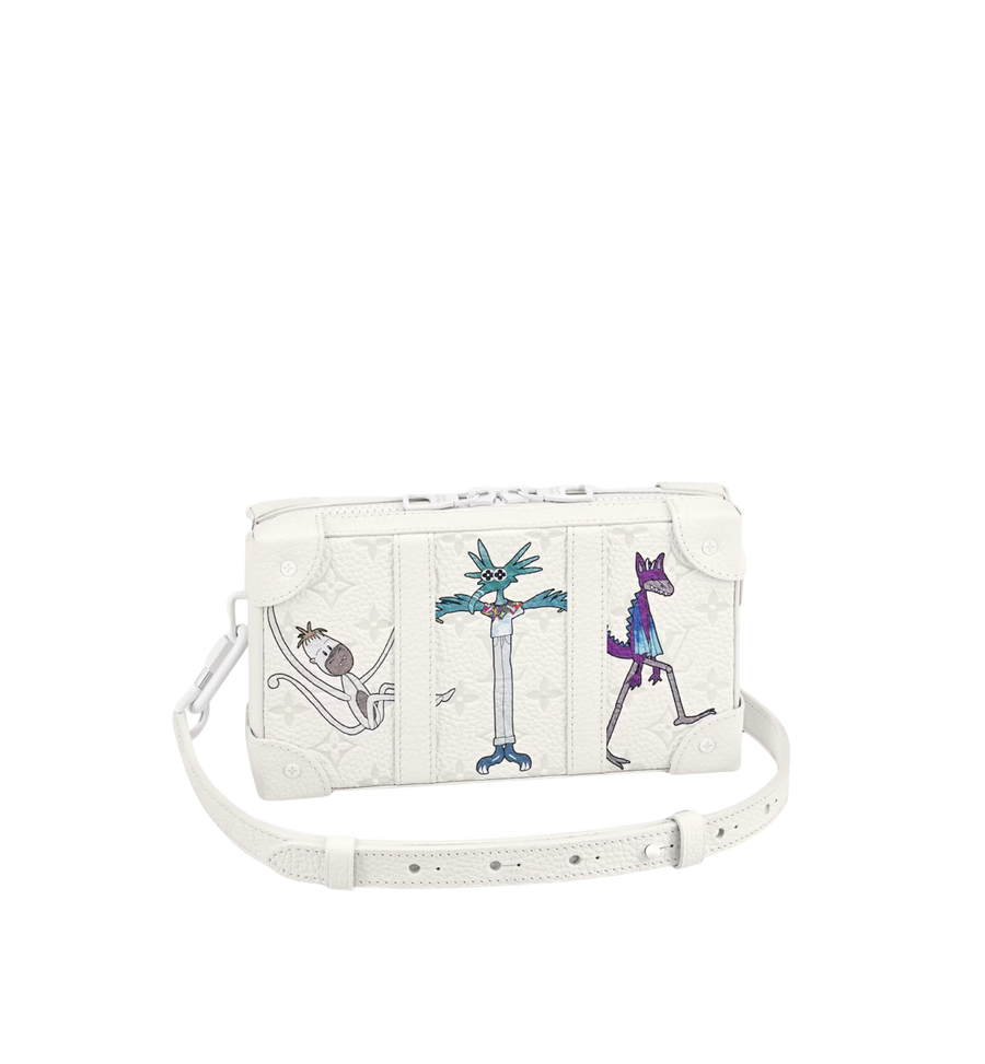 Louis Vuitton Limited Edition Soft Trunk Wallet LV Friends Printed Monogram