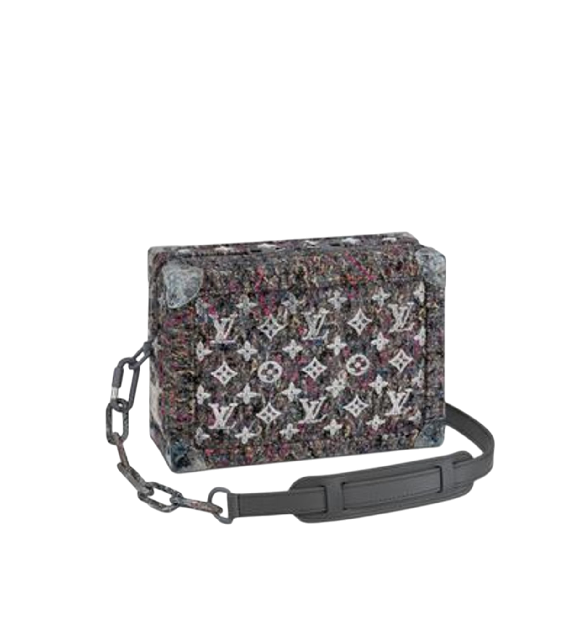 LOUIS VUITTON FELT SOFT TRUNK COLORFUL/GREY