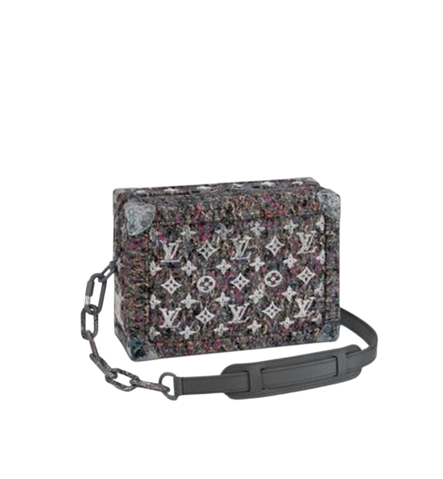 LOUIS VUITTON FELT SOFT TRUNK COLORFUL/GREY