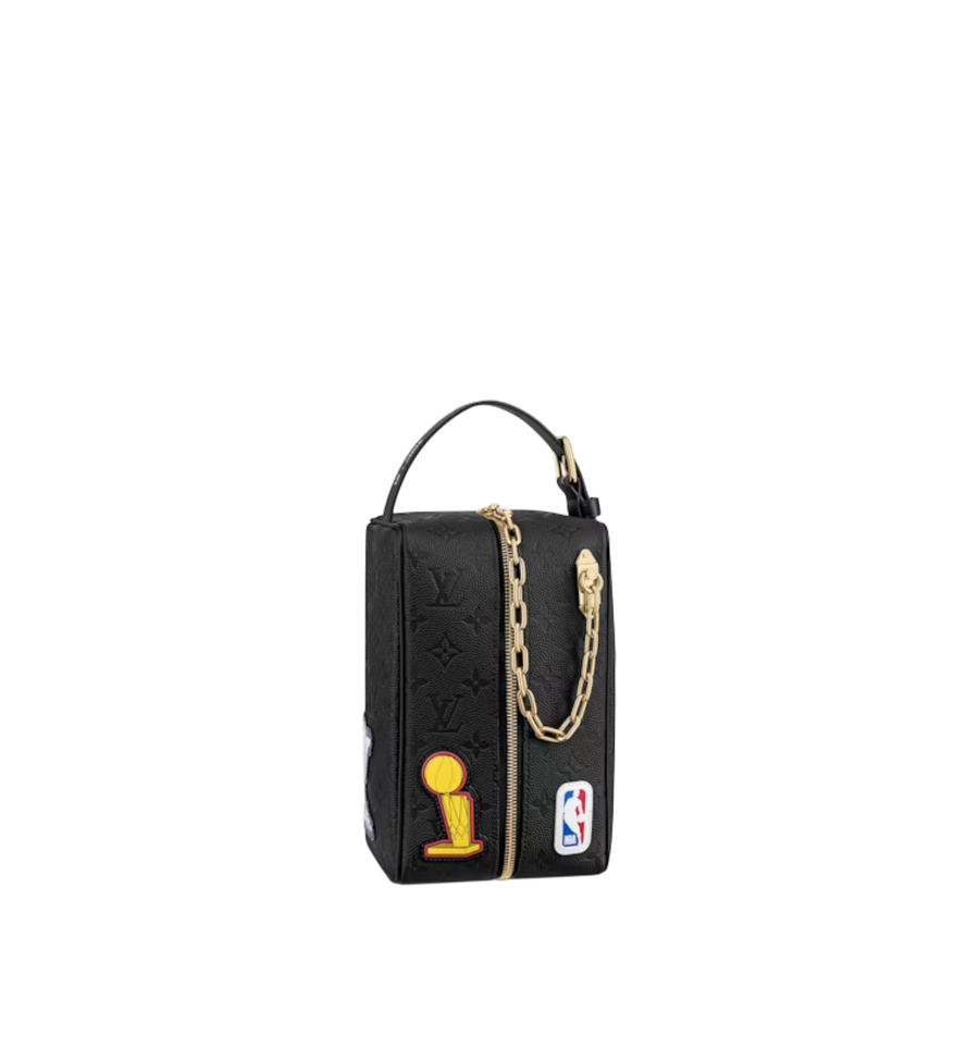 LOUIS VUITTON x NBA HERO JACKET LEATHER CLOAKROOM DOPP BLACK
