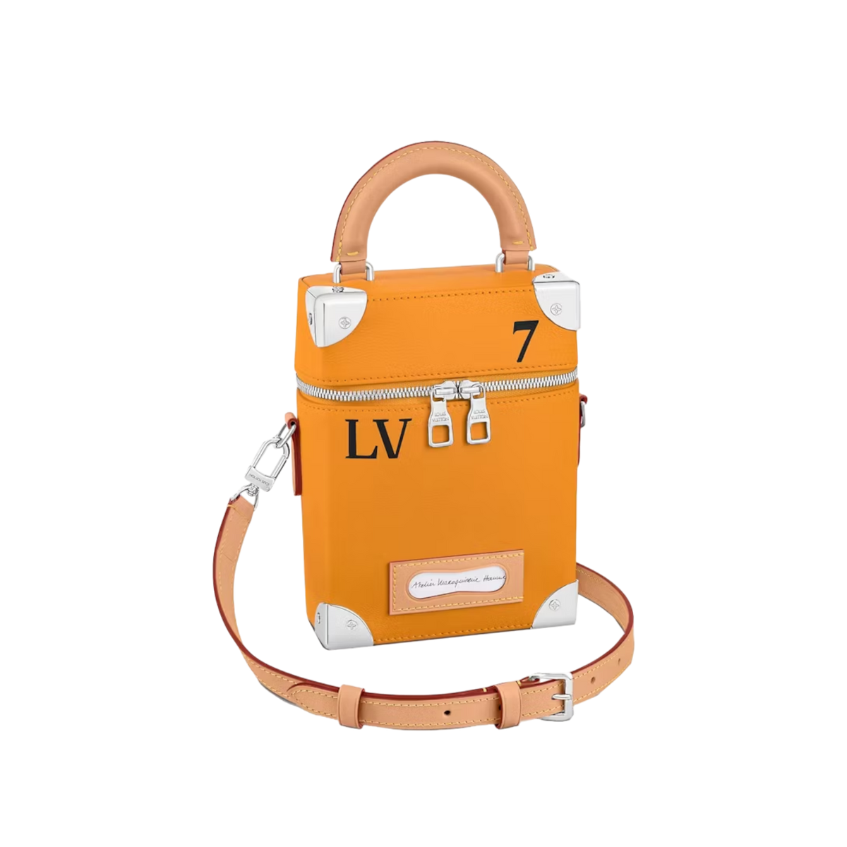 Louis Vuitton Vertical Box Trunk T. Oeil Saffron | Iconic Yellow