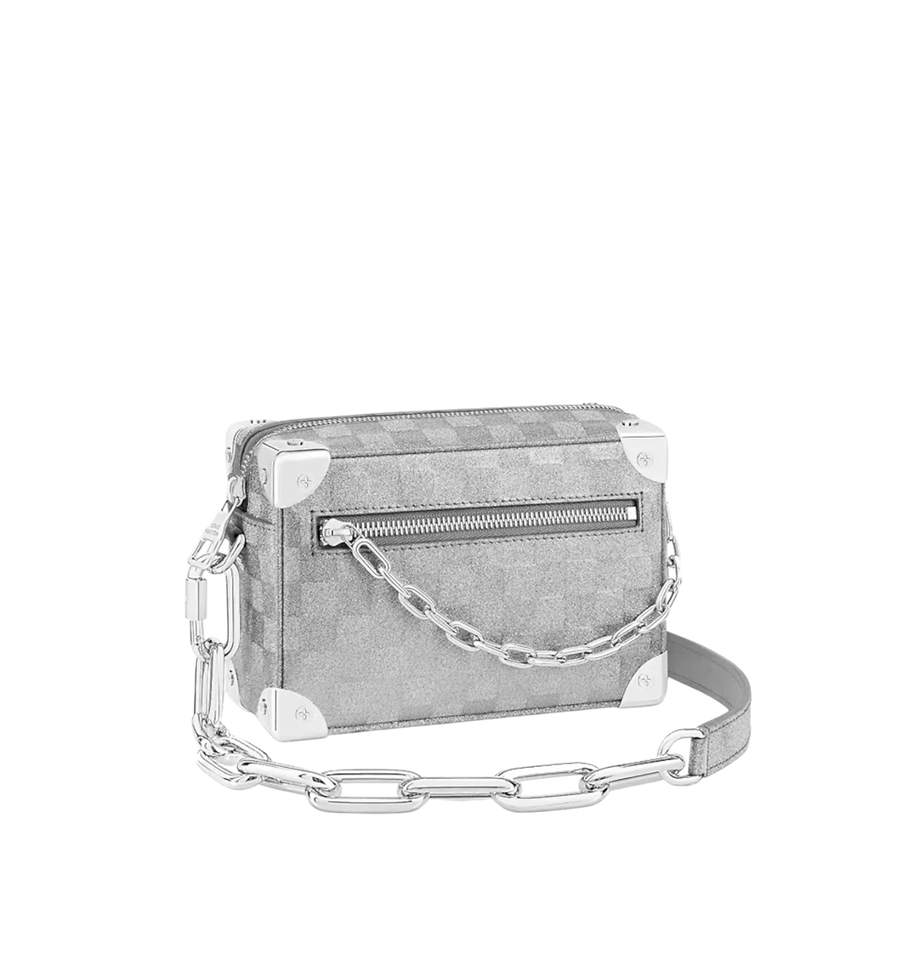 Louis Vuitton Mini Soft Trunk Glitter Silver
