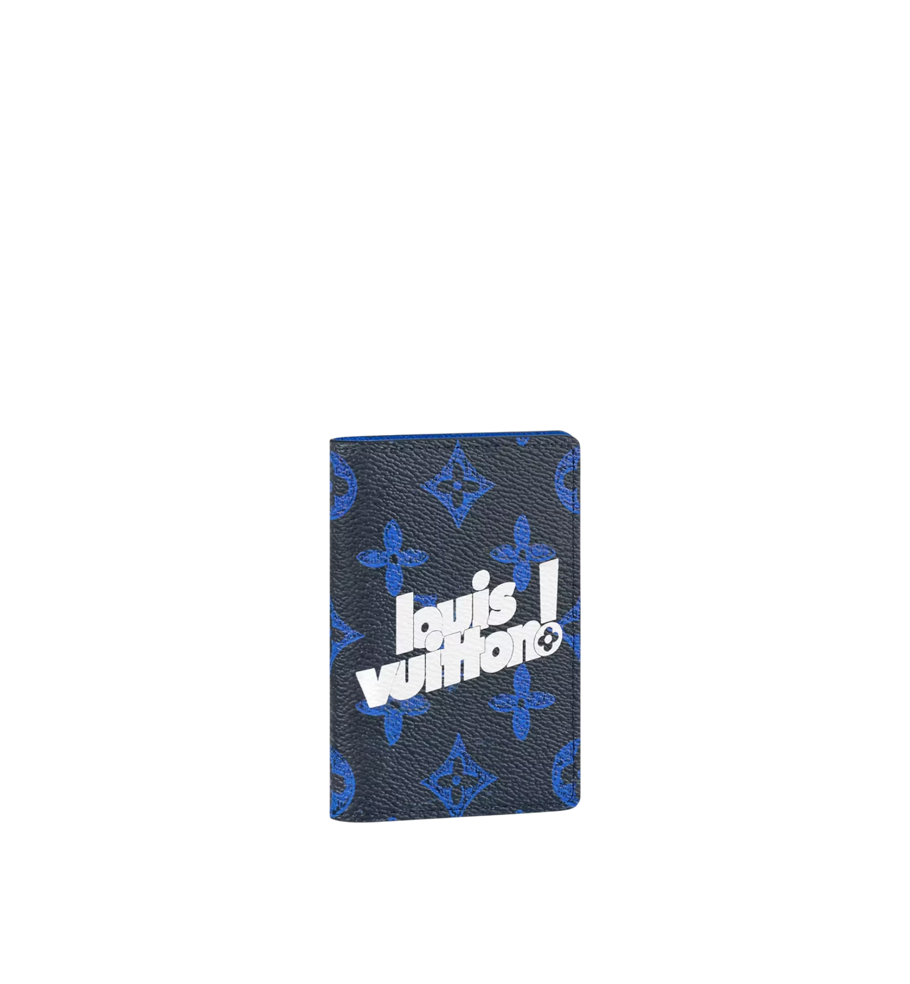 LOUIS VUITTON VINTAGE MONOGRAM EVERYDAY POCKET ORGANIZER BLUE