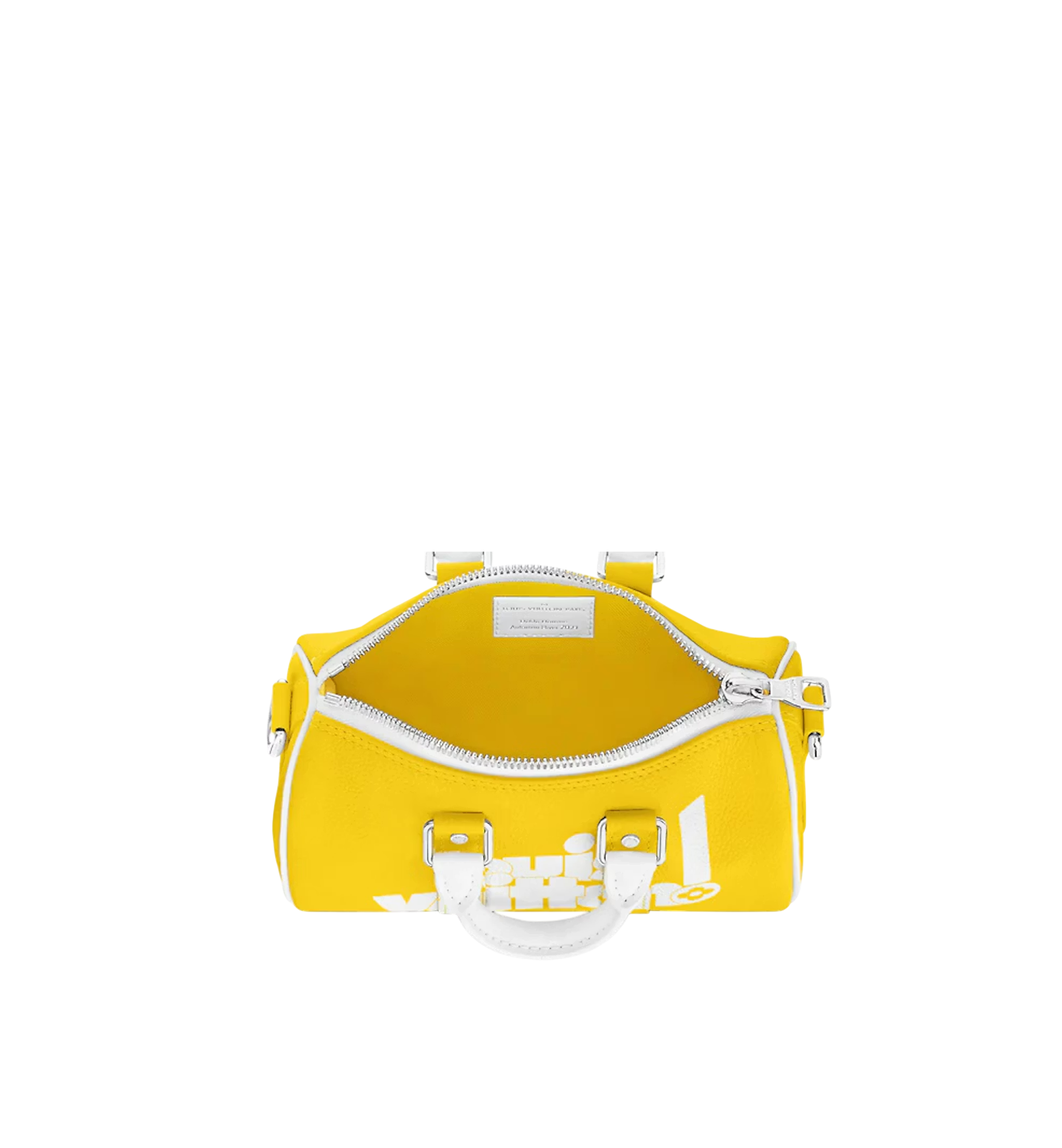 LOUIS VUITTON VIRGIL ABLOH EVERYDAY MINI KEEPALL YELLOW