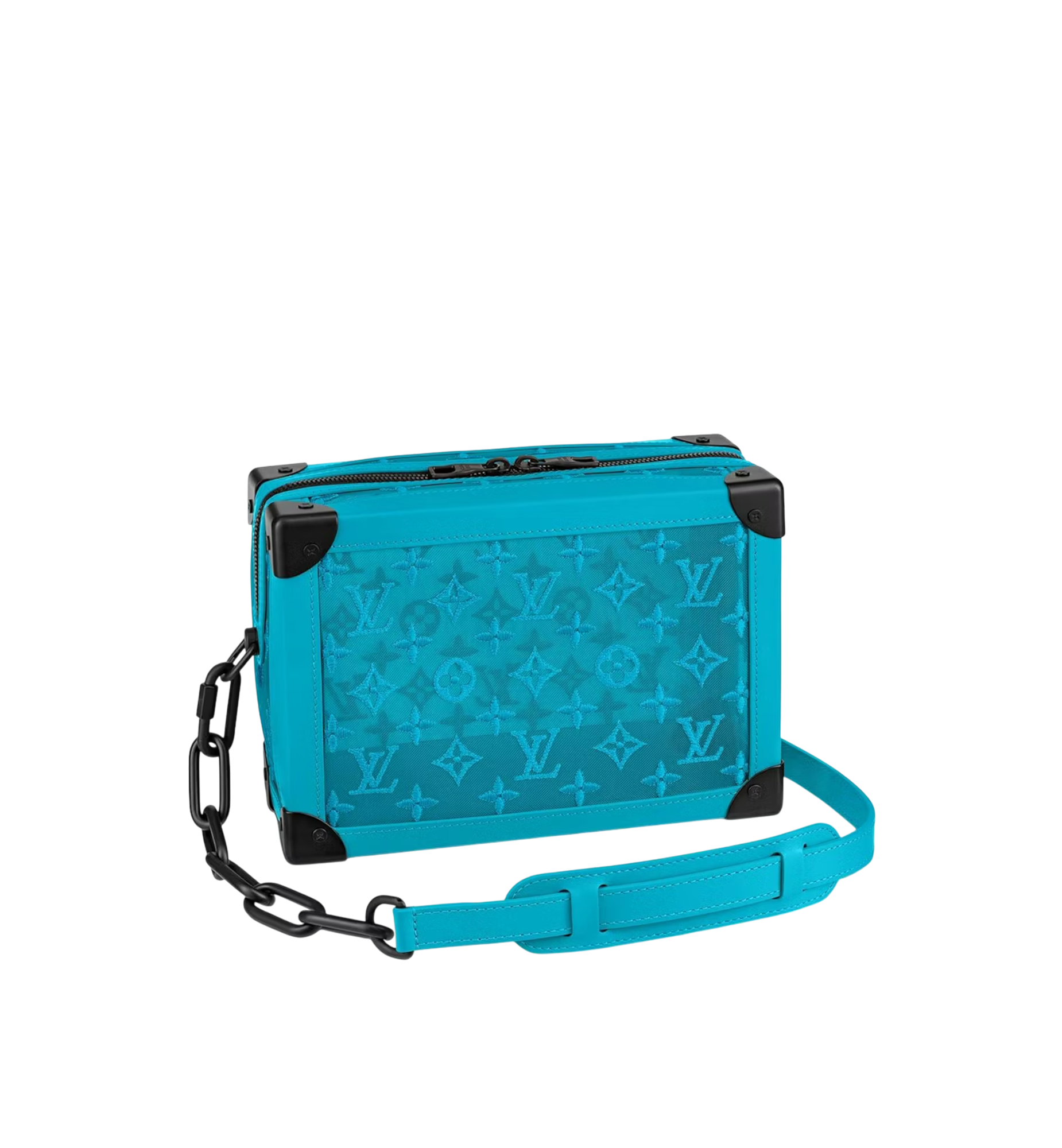 LOUIS VUITTON SOFT TRUNK BLUE MESH