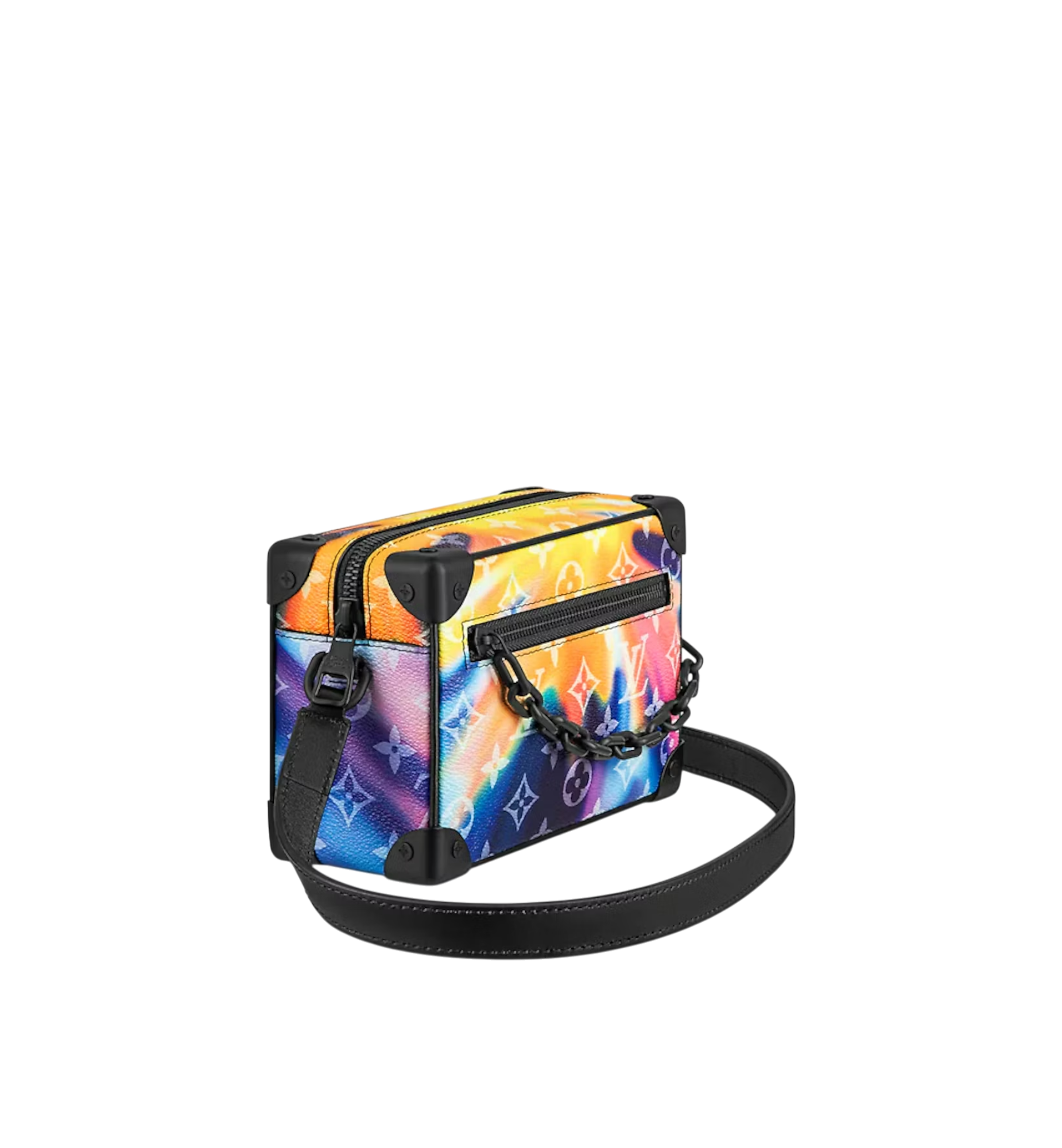 LOUIS VUITTON MINI SOFT TRUNK EVERYDAY SUNSET MONOGRAM COLORFUL/BLACK