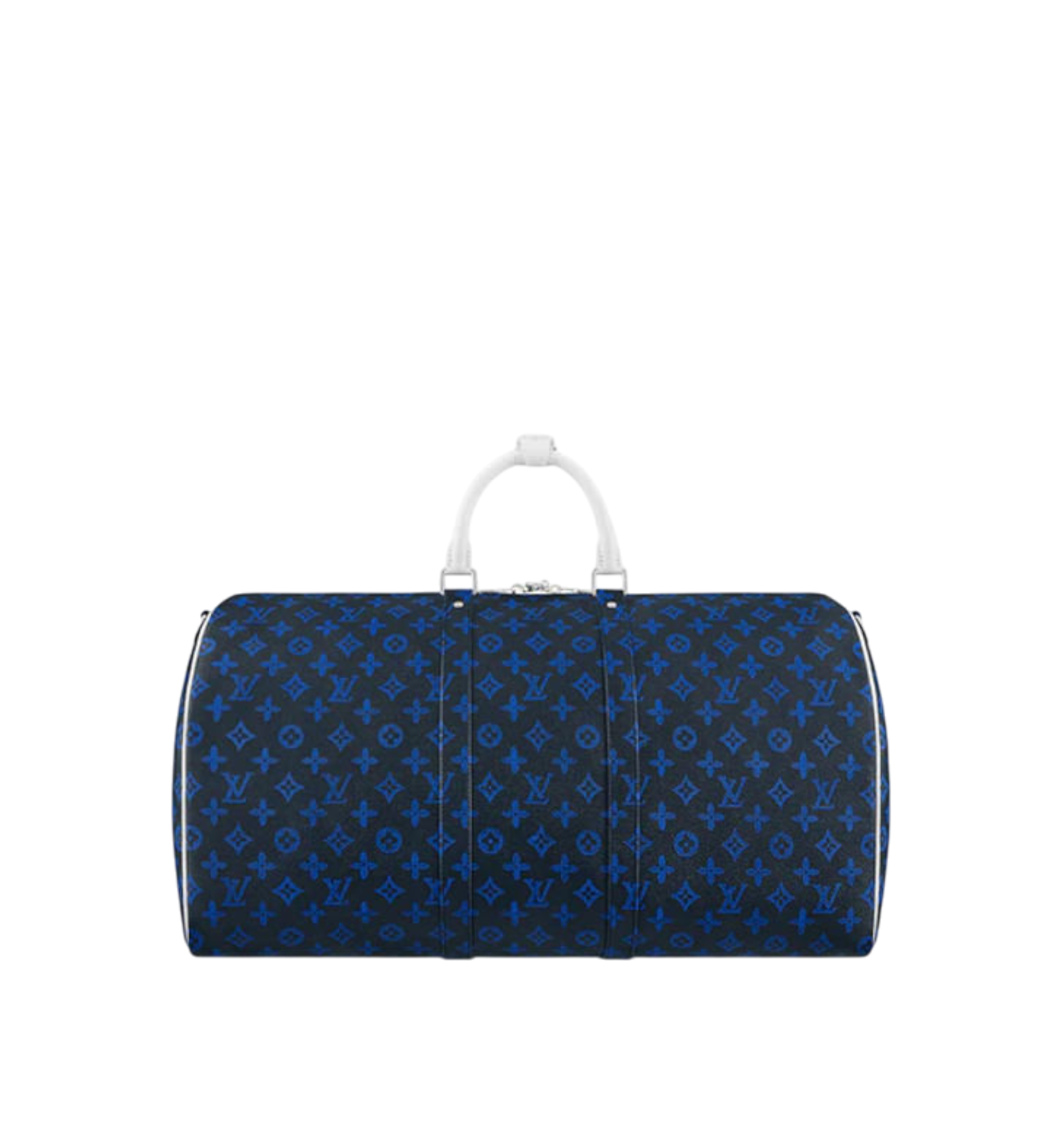 LOUIS VUITTON VINTAGE MONOGRAM SOMEWHERE SOMEHOW EVERYDAY KEEPALL BANDOULIERE 50 BLUE