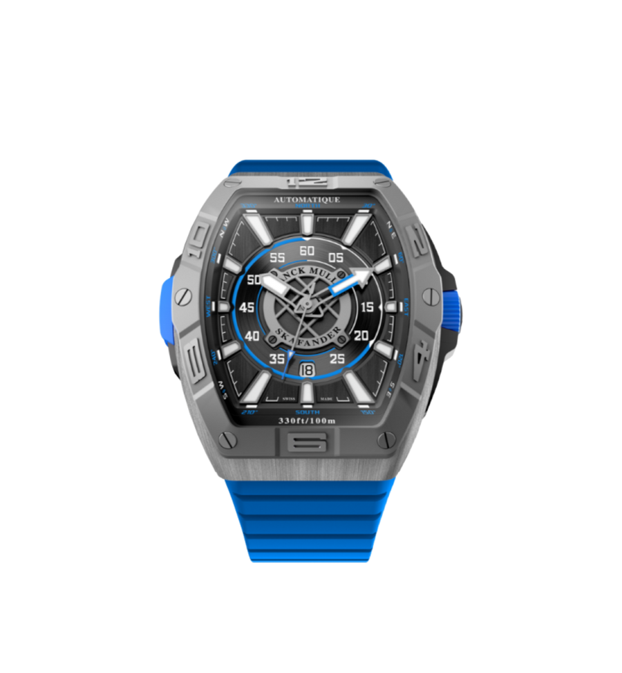 Franck Muller Skafander 43mm Titanium Blue SKT 43 SC DT ACBR ACNR NR N019