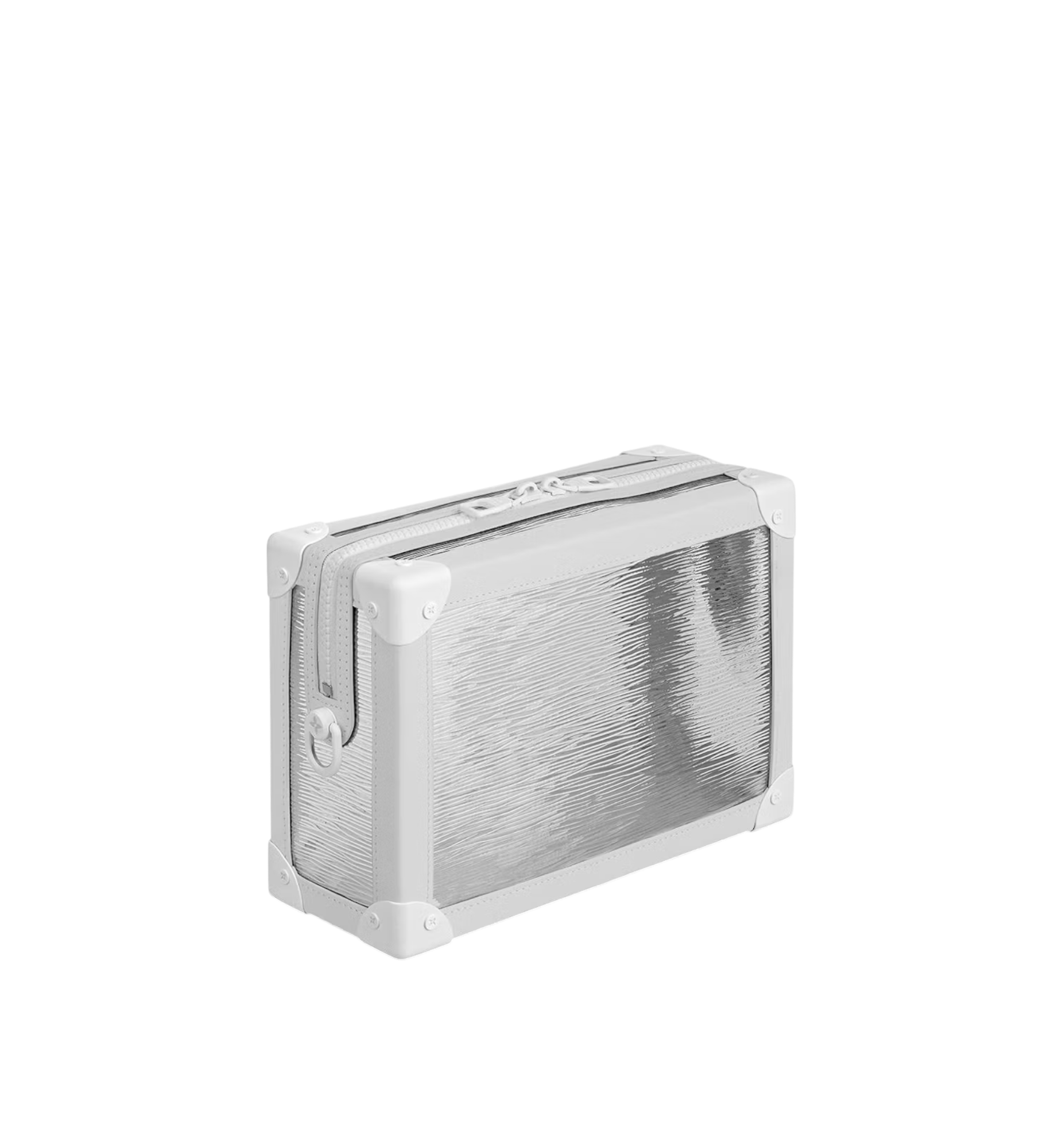 LOUIS VUITTON SOFT TRUNK EPI PLAGE OPTIC WHITE TRANSPARENT