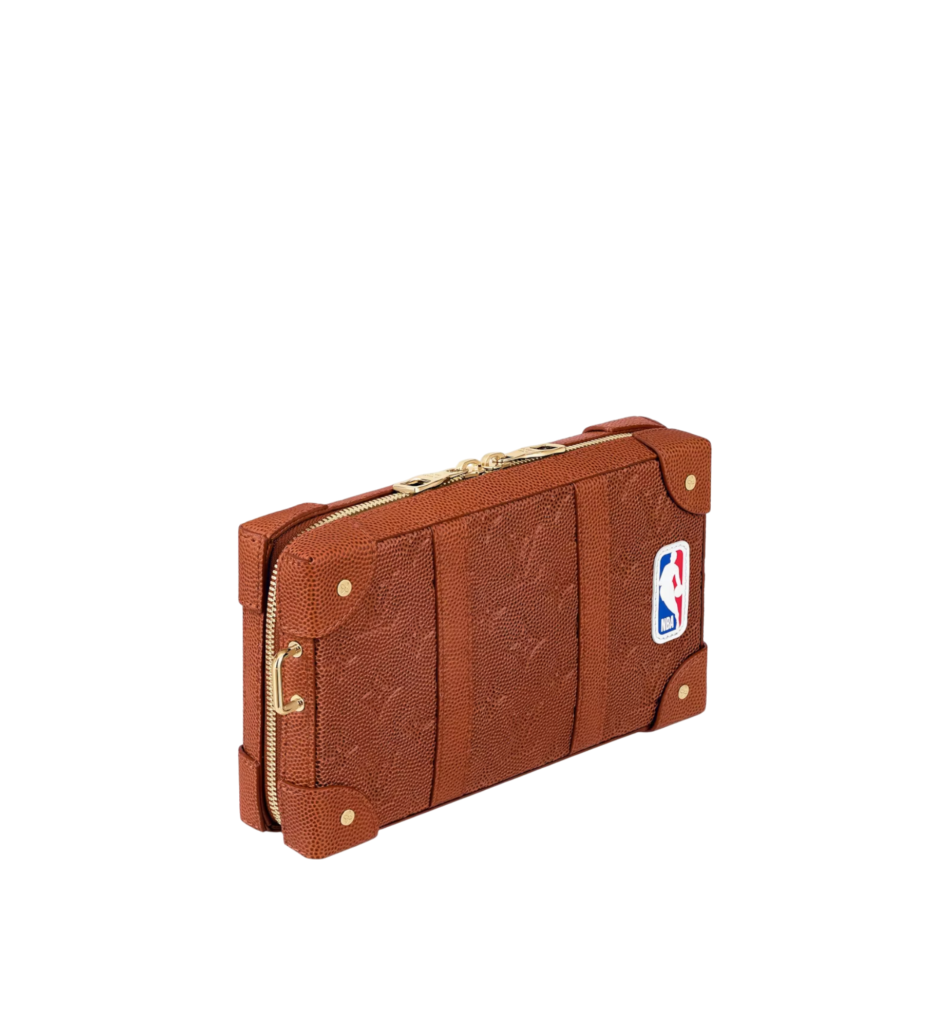LOUIS VUITTON x NBA SOFT TRUNK WEARABLE WALLET BROWN