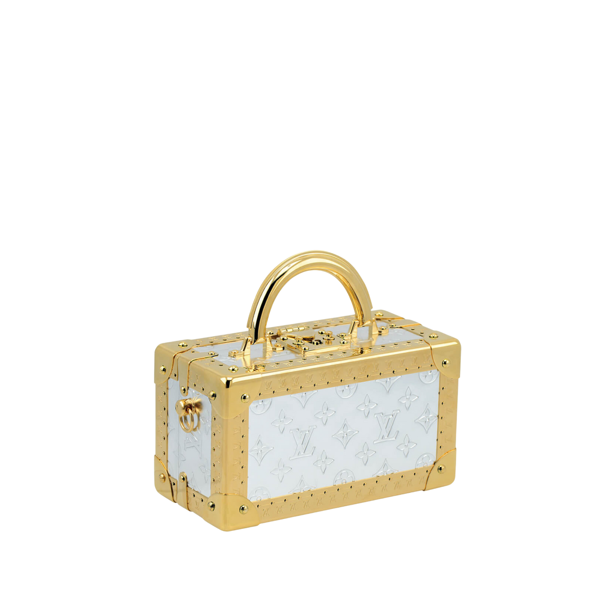 Louis Vuitton Valisette Trésor Mini Trunk Bag | Monogram & Gold