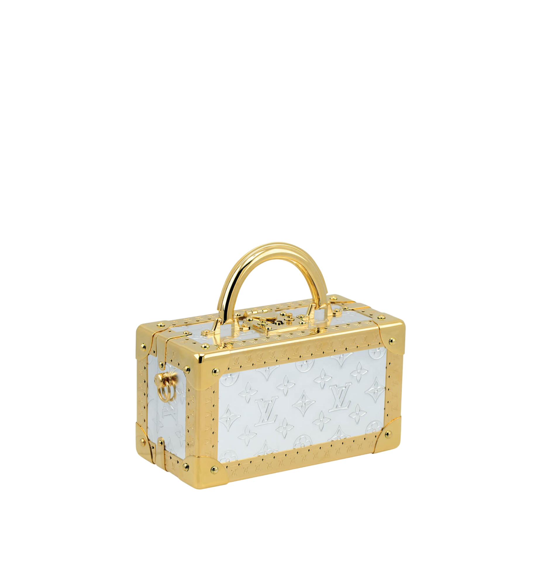 Louis Vuitton Valisette Trésor Mini Trunk Bag | Monogram & Gold