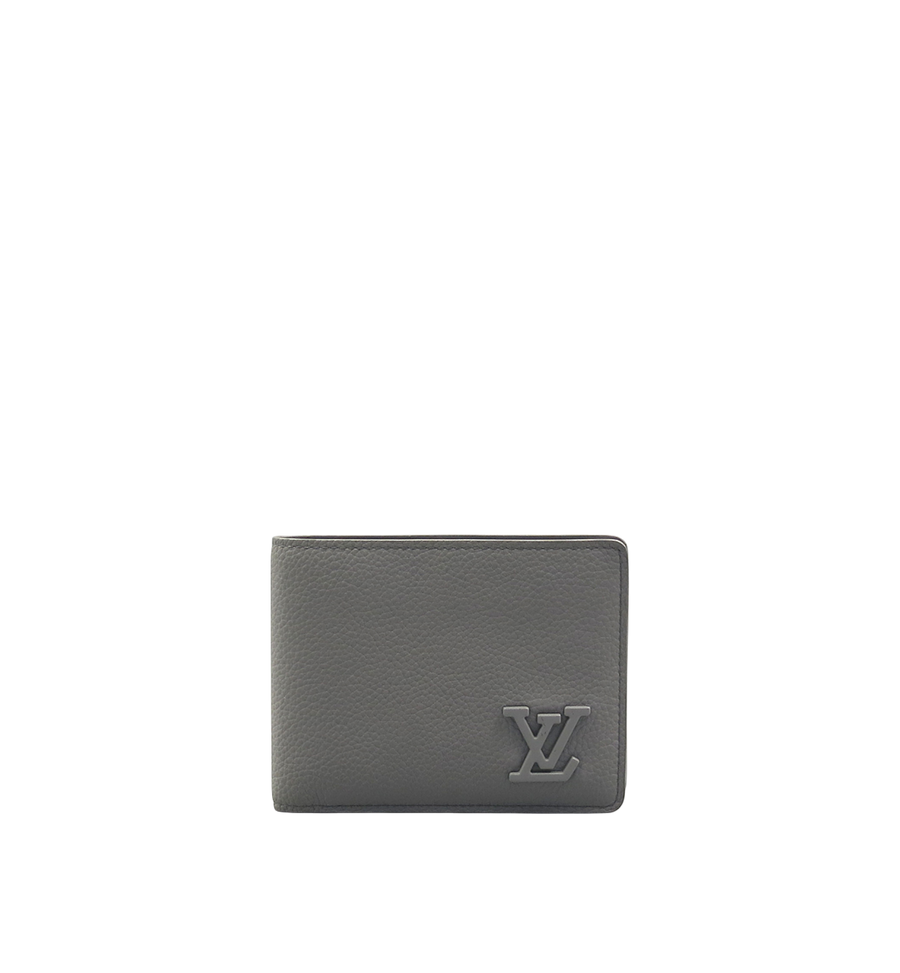 Louis Vuitton Grey Aerogram Leather Multiple Wallet