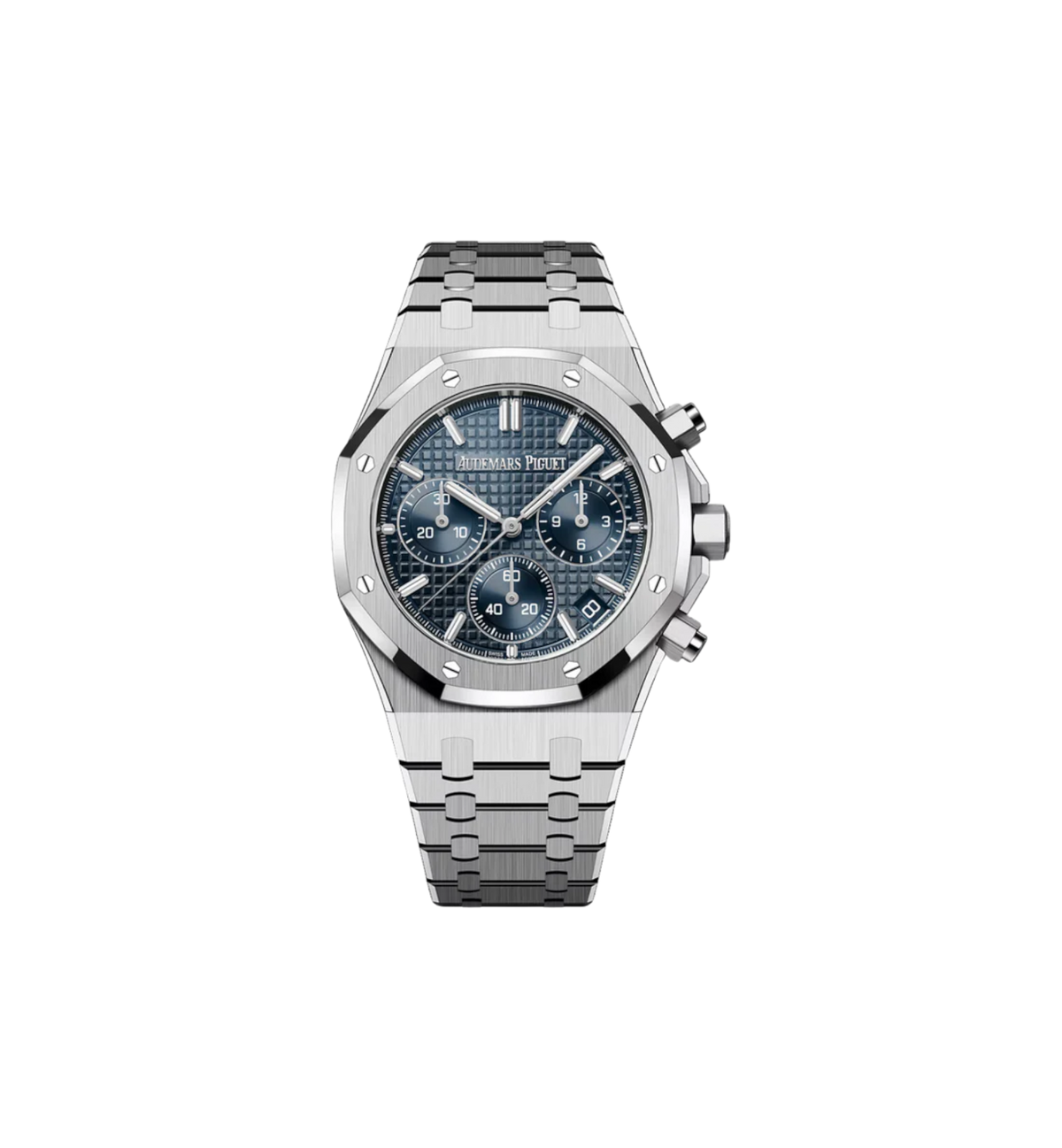 Audemars Piguet Royal Oak Selfwinding Chronograph Blue New 2022 41Mm 50Th Anniversary 26240St.Oo.1320St.01