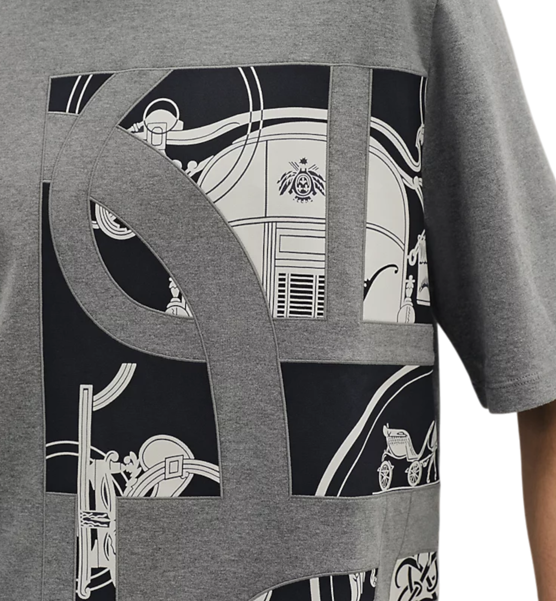 Hermès Ex-Libris T-Shirt Acier