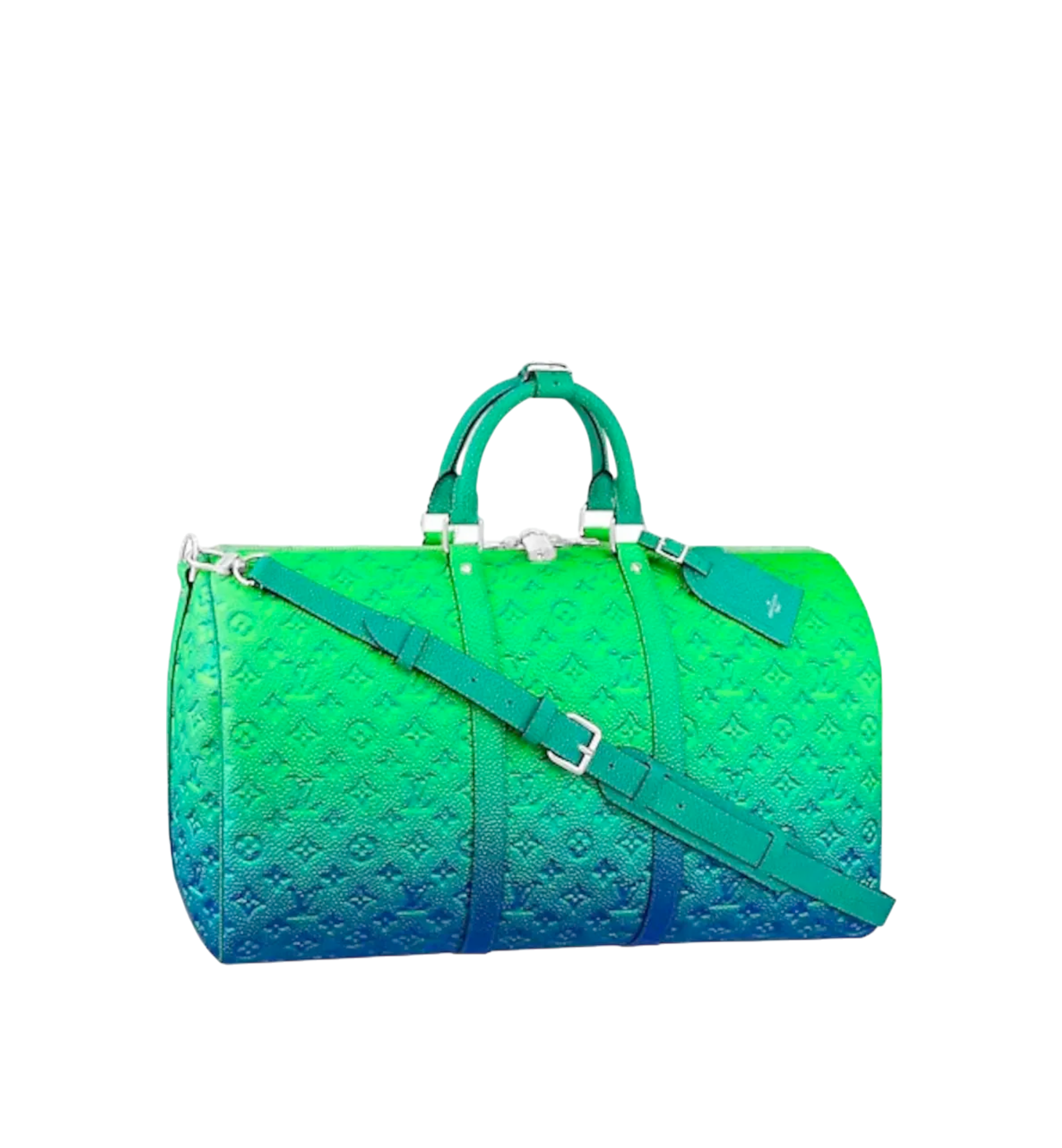 Louis Vuitton Keepall 50 Blue green