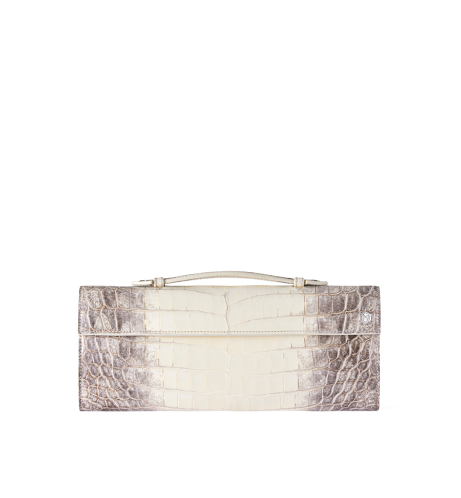 Marina De Golle Crocodile Leather Bag Himalaya