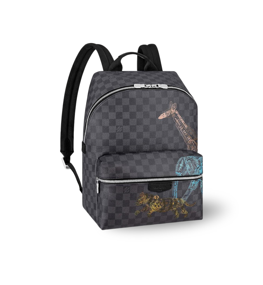 Louis Vuitton Discovery Backpack Damier Graphite Stamps