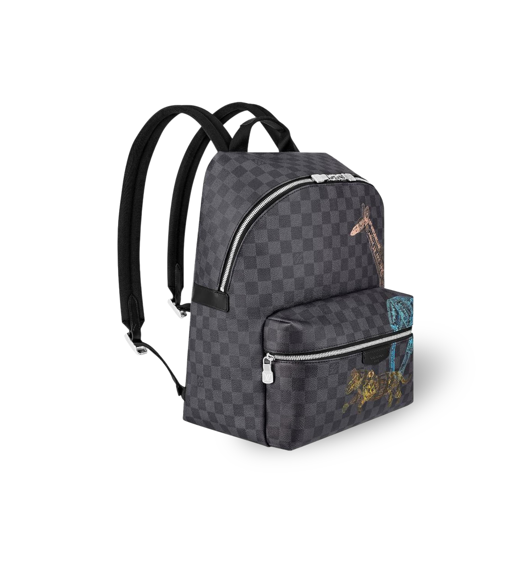 LV DISCOVERY BACKPACK DAMIER GRAPHITE STAMPS