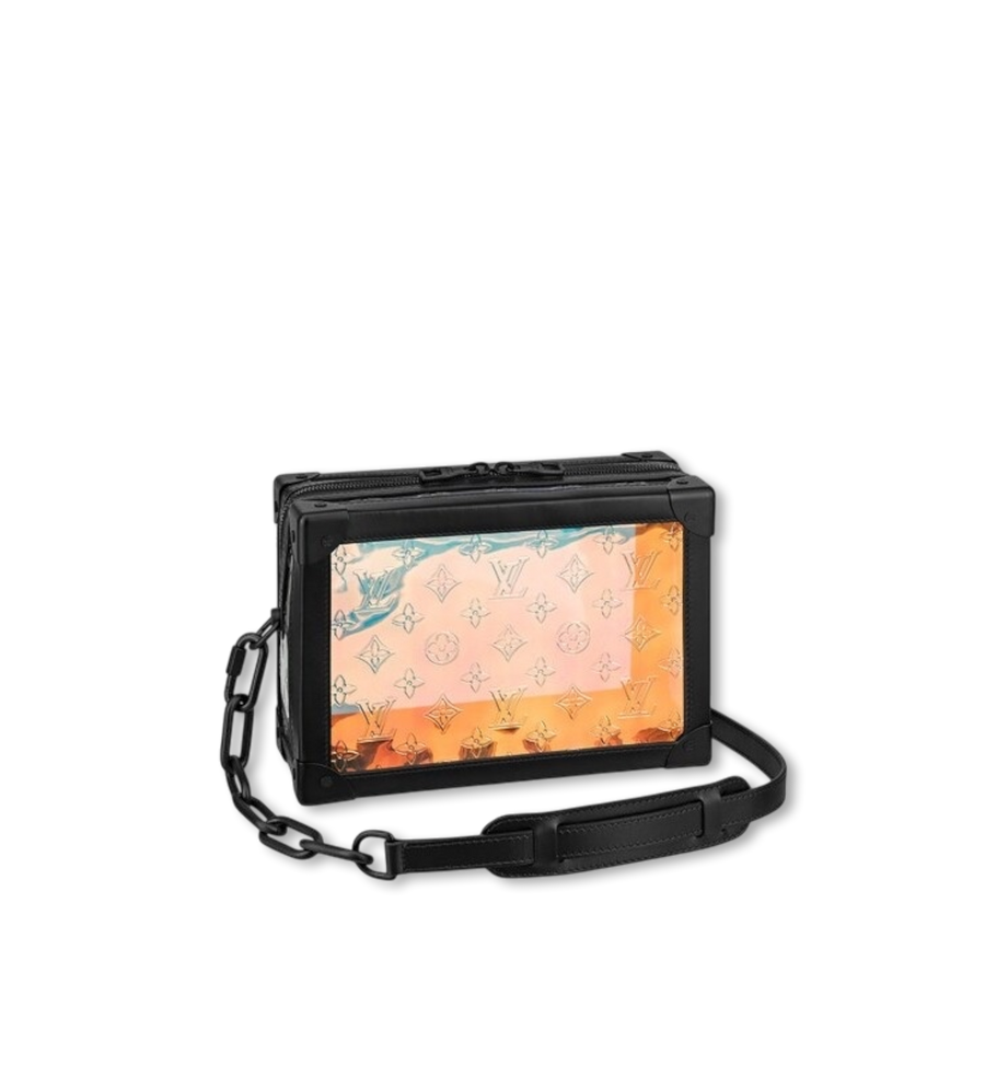 LOUIS VUITTON SOFT TRUNK BAG BLACK/ORANGE