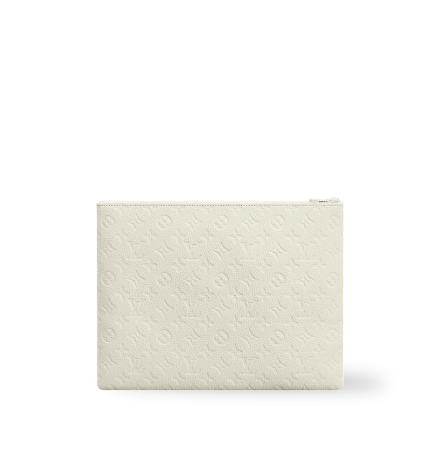 LV A4 POUCH MONOGRAM TAURILLON WHITE