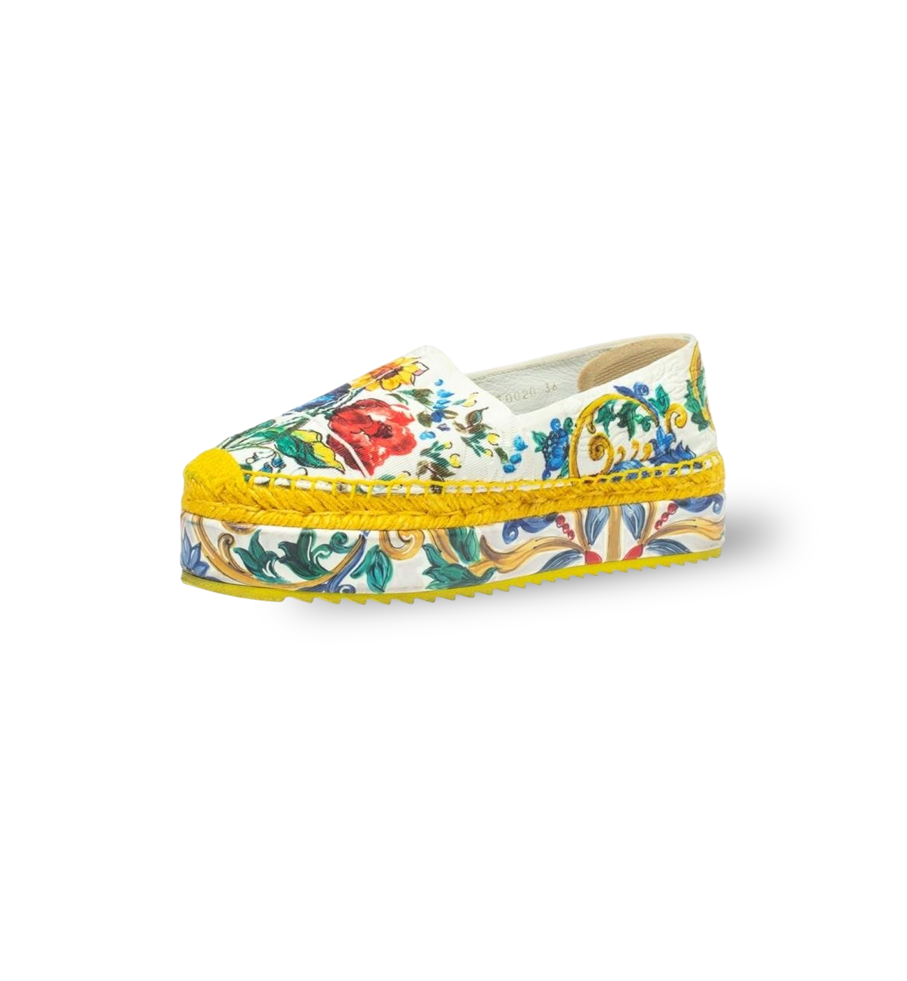 DG ESPADRILLE BROCCATTO YELLOW WOMEN 39