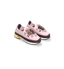 DG NEOPRENE SLIP ON SNEAKER EMBELLISHED LIGHT PINK WOMEN 38